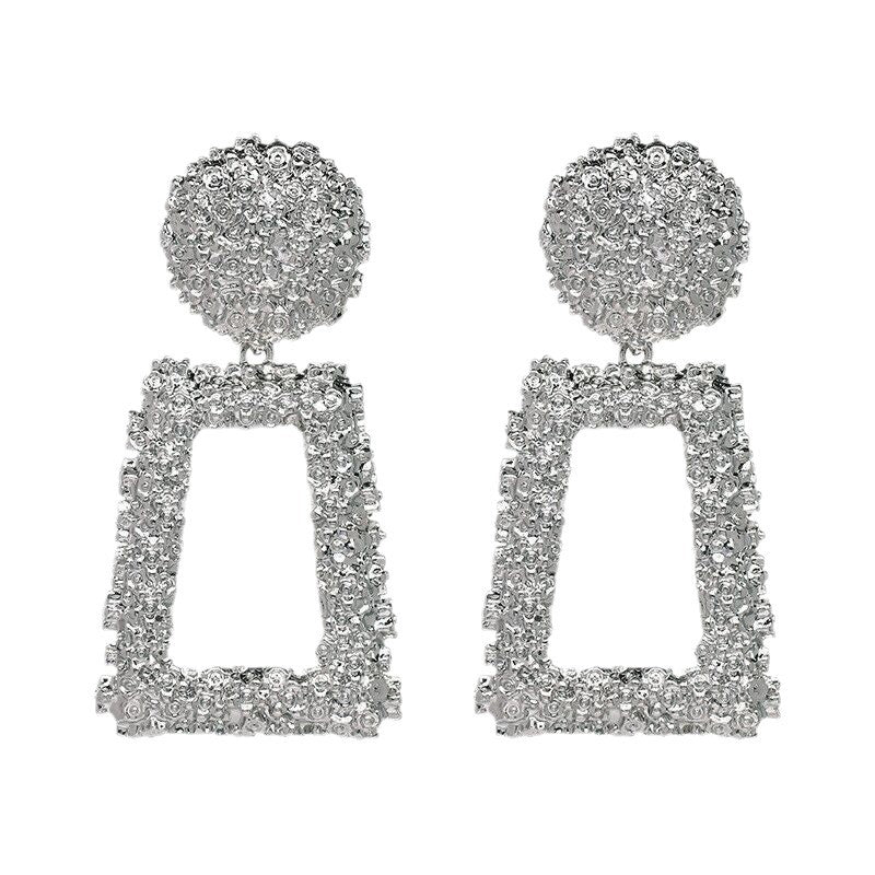 Stylish Beautiful Fashion Geometric Exaggerated Generous Earrings