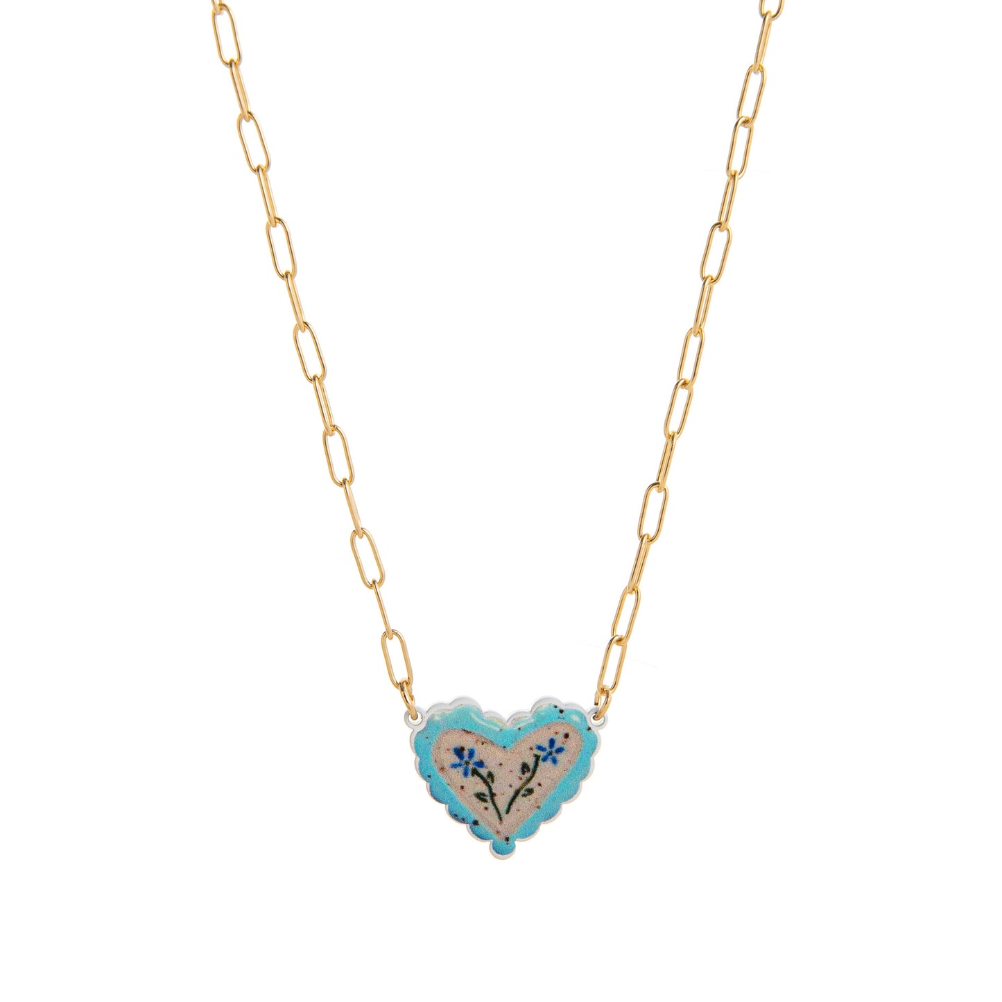 Small Flower Tai Colorful Printed Fresh Pendants