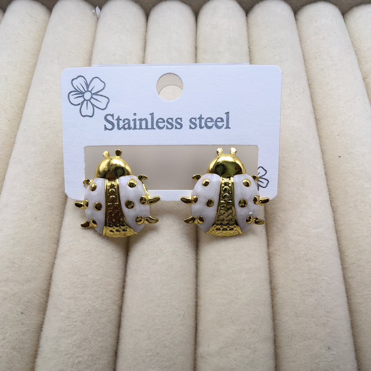 Fashionable Stainless Steel Special Female Insect Rings