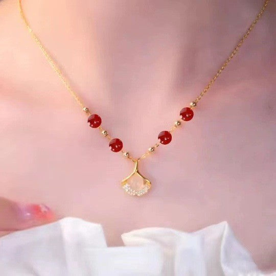For Girlfriend Bunny Rabbit Three Lucky Birthday Clavicle Necklace
