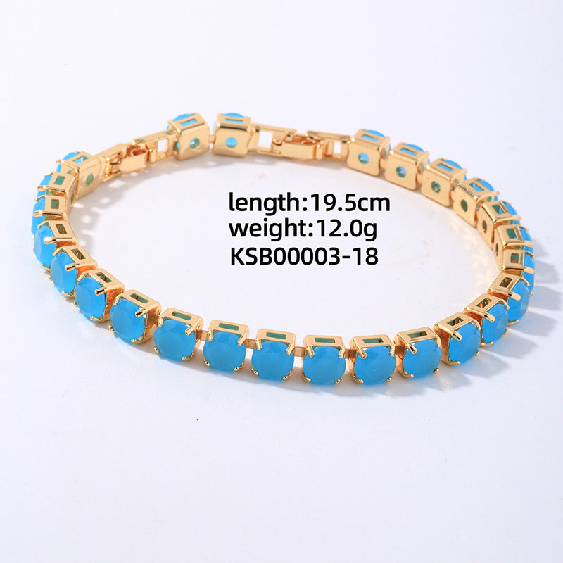 Women's Extended Buckle Ornament High Quality Color Bracelets