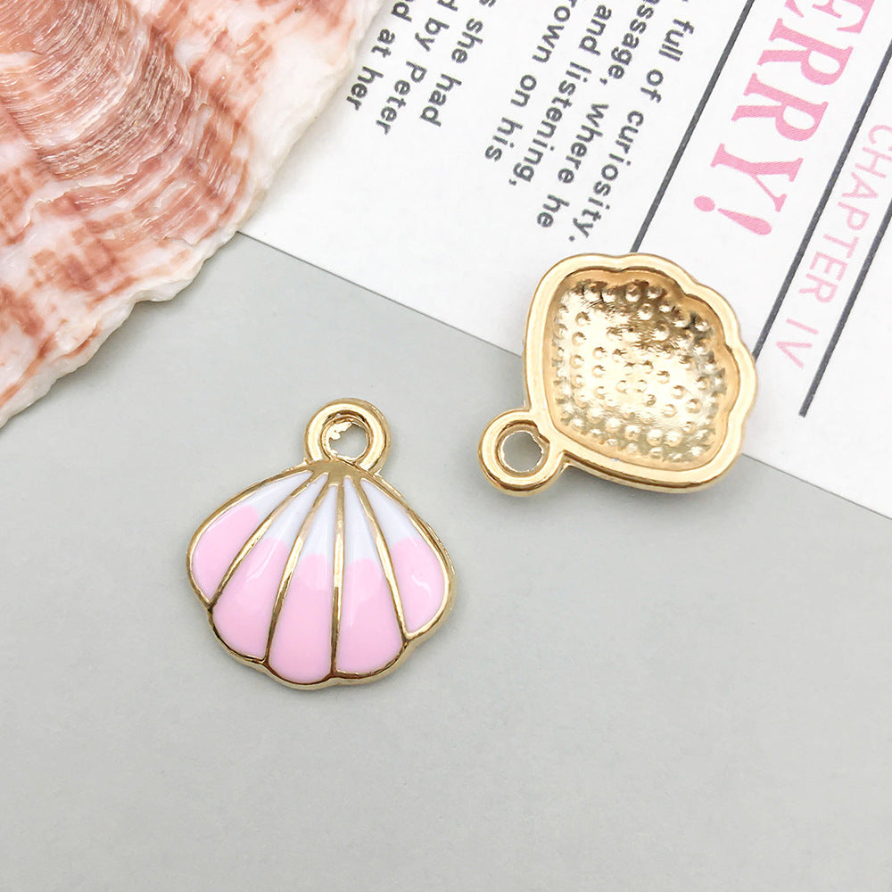 Oil Dripping Alloy Ocean Seahorse Dolphin Series Jewelry Accessories