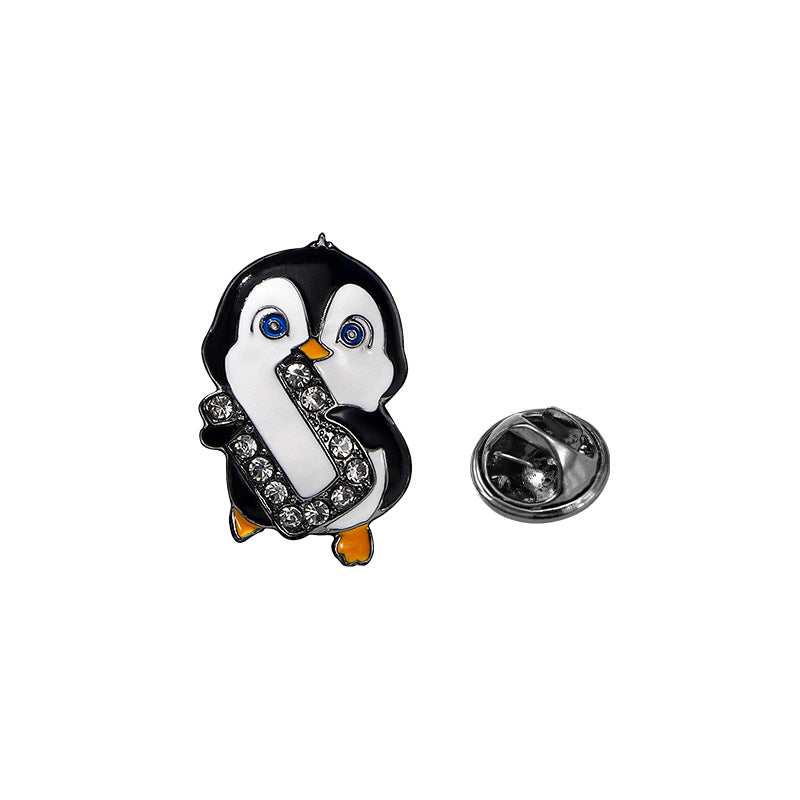 Penguin Brooch Super Cute Cartoon Badge Pin Trendy Brooches