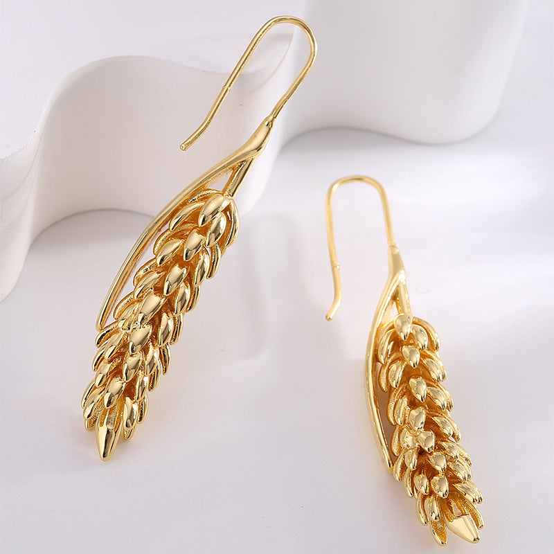 Bohemian Elegant Wheat Female Personality Fashion Minority Ear Hook