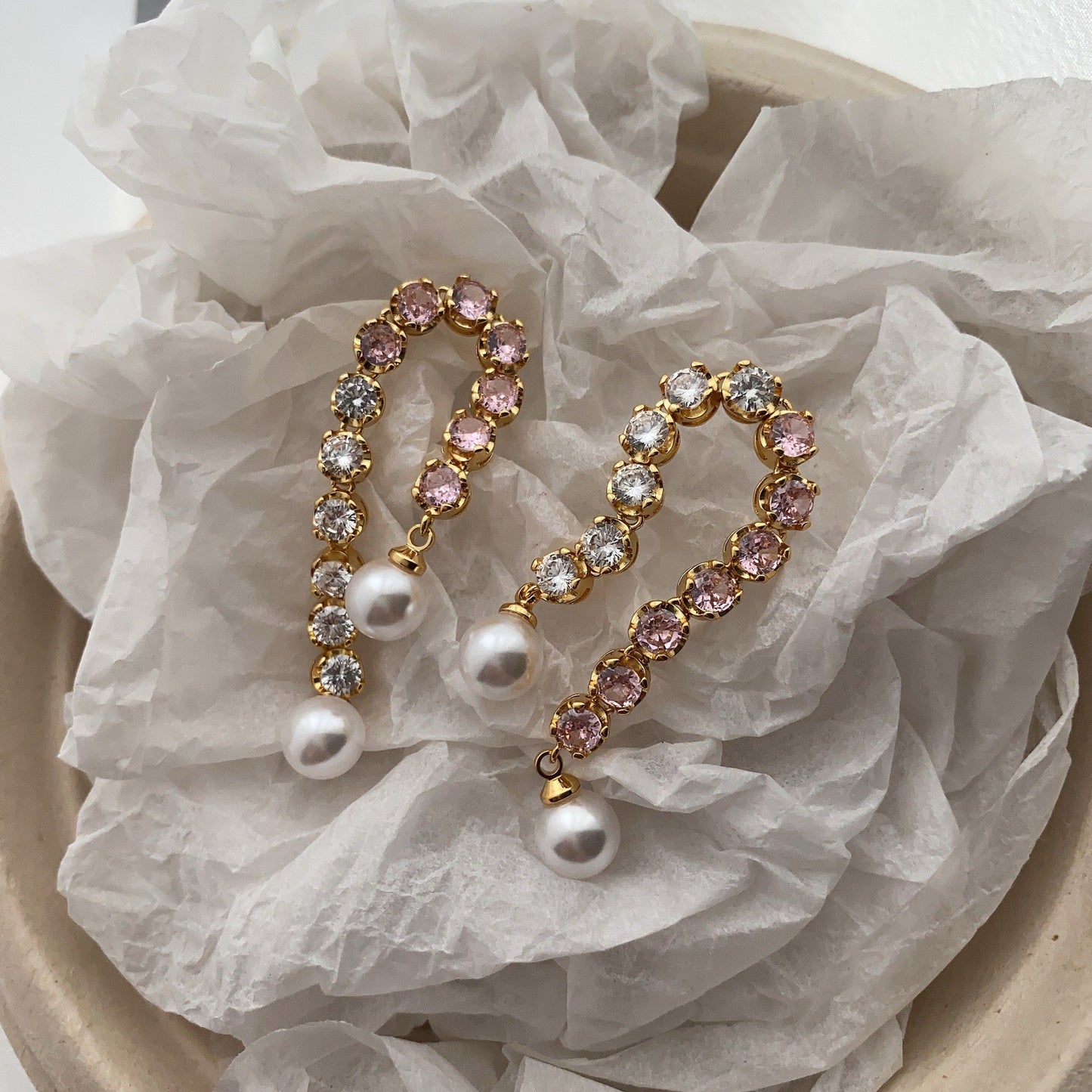 Artsy Semicircle Elegant Wild Candy Color Personalized Earrings