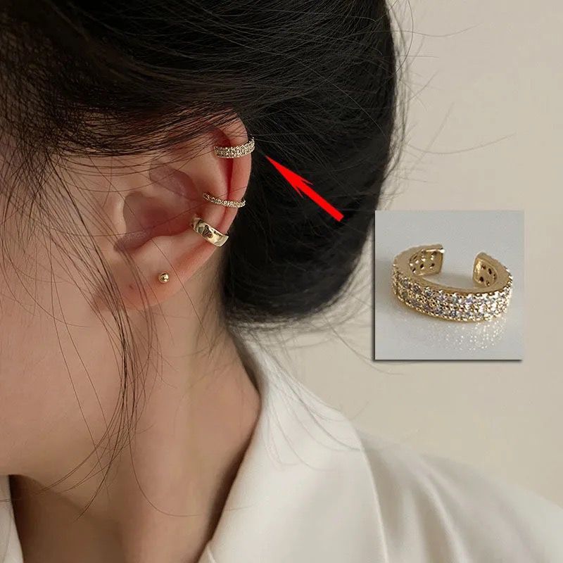 Clip Without Pierced Female Graceful Fashionable Retro Aloofness Earrings