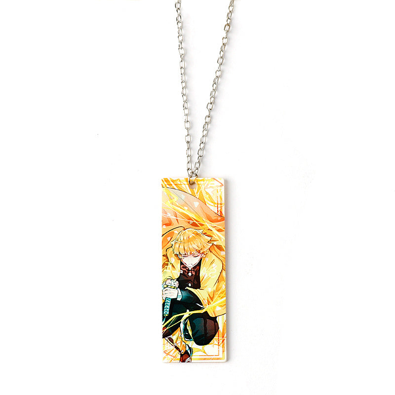 Anime Peripheral No Stove Door Acrylic Necklaces