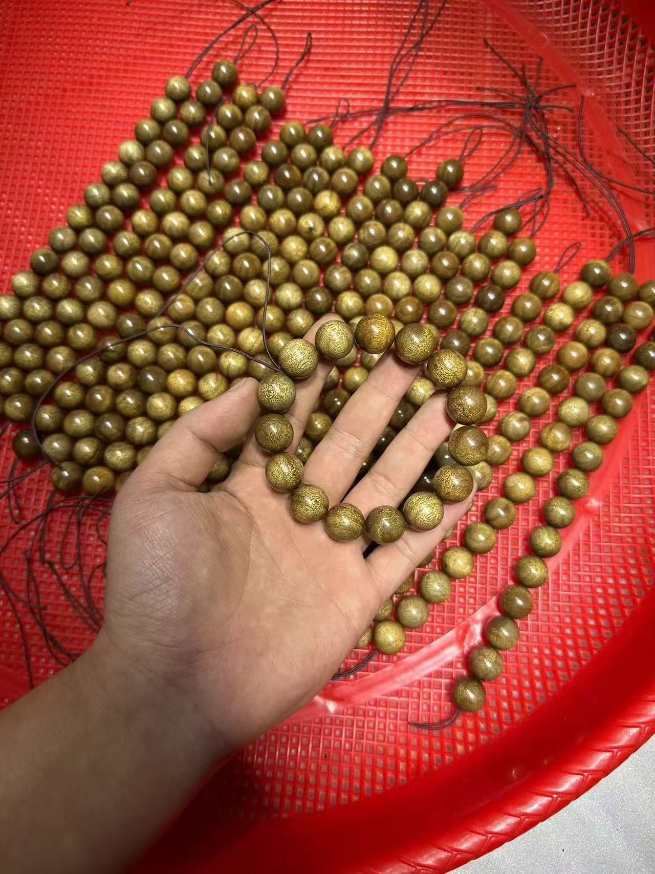 Sichuan Silkwood Old Materials Demolition Buddha Beads Prayer Bracelet