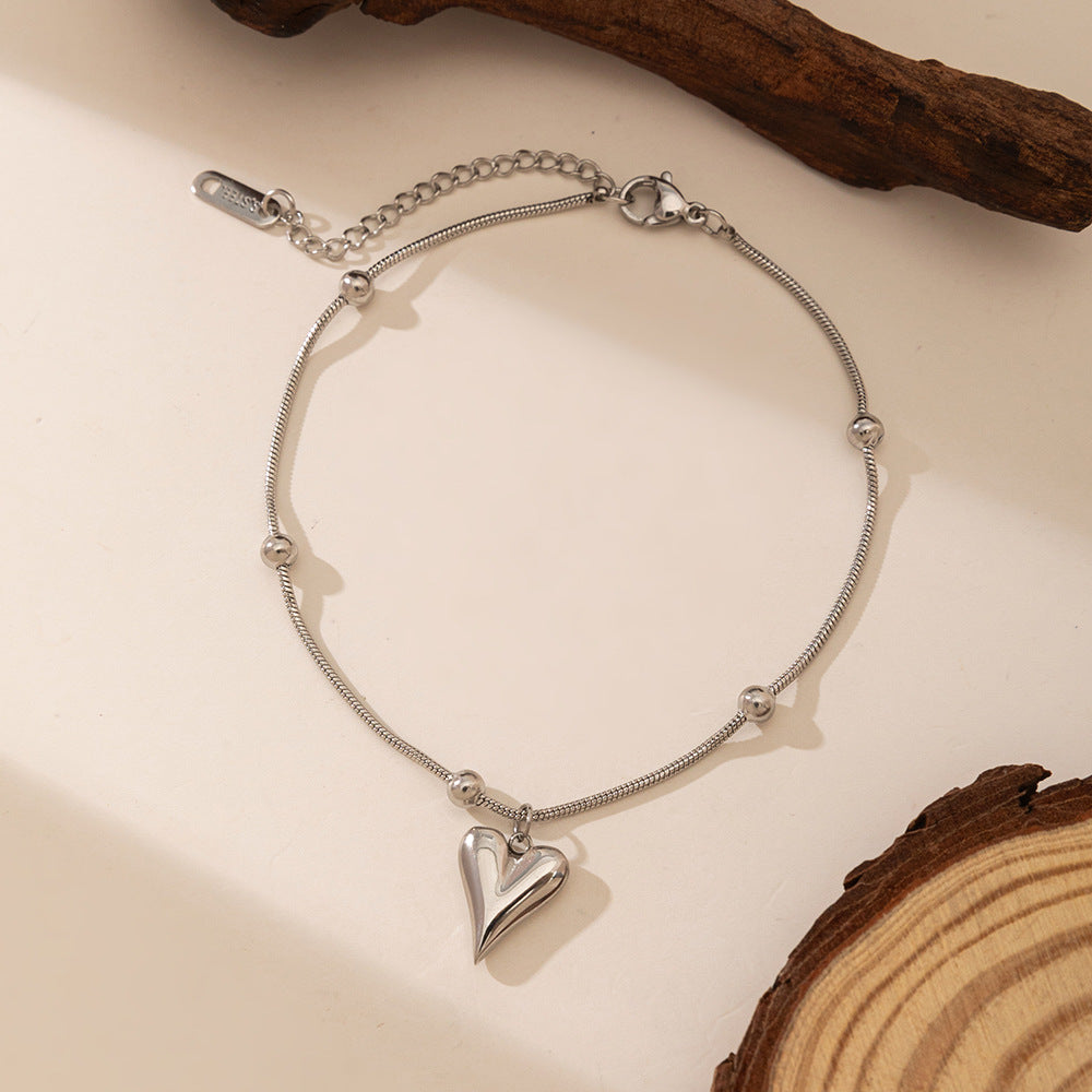 Women's Steel High-grade Gold Does Not Fade Anklets