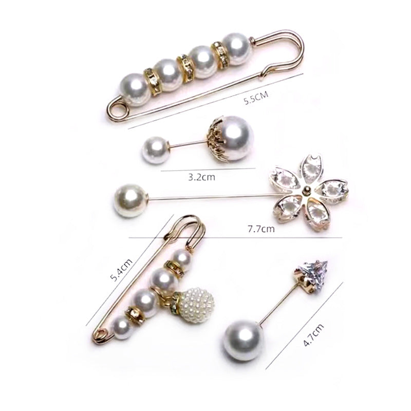 Fixed Clothes Clip Slimming Artifact Brooch Brooches