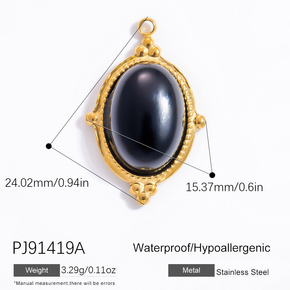 Classy Stylish Stainless Steel Gold-plated Design Jewelry Accessories