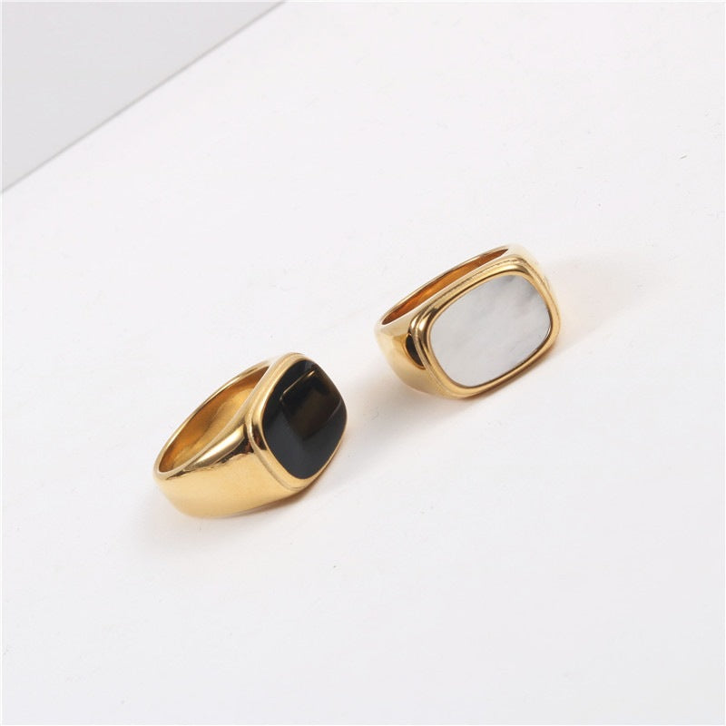Designer Exaggerated Style Gold Flat Female Hipster Ring