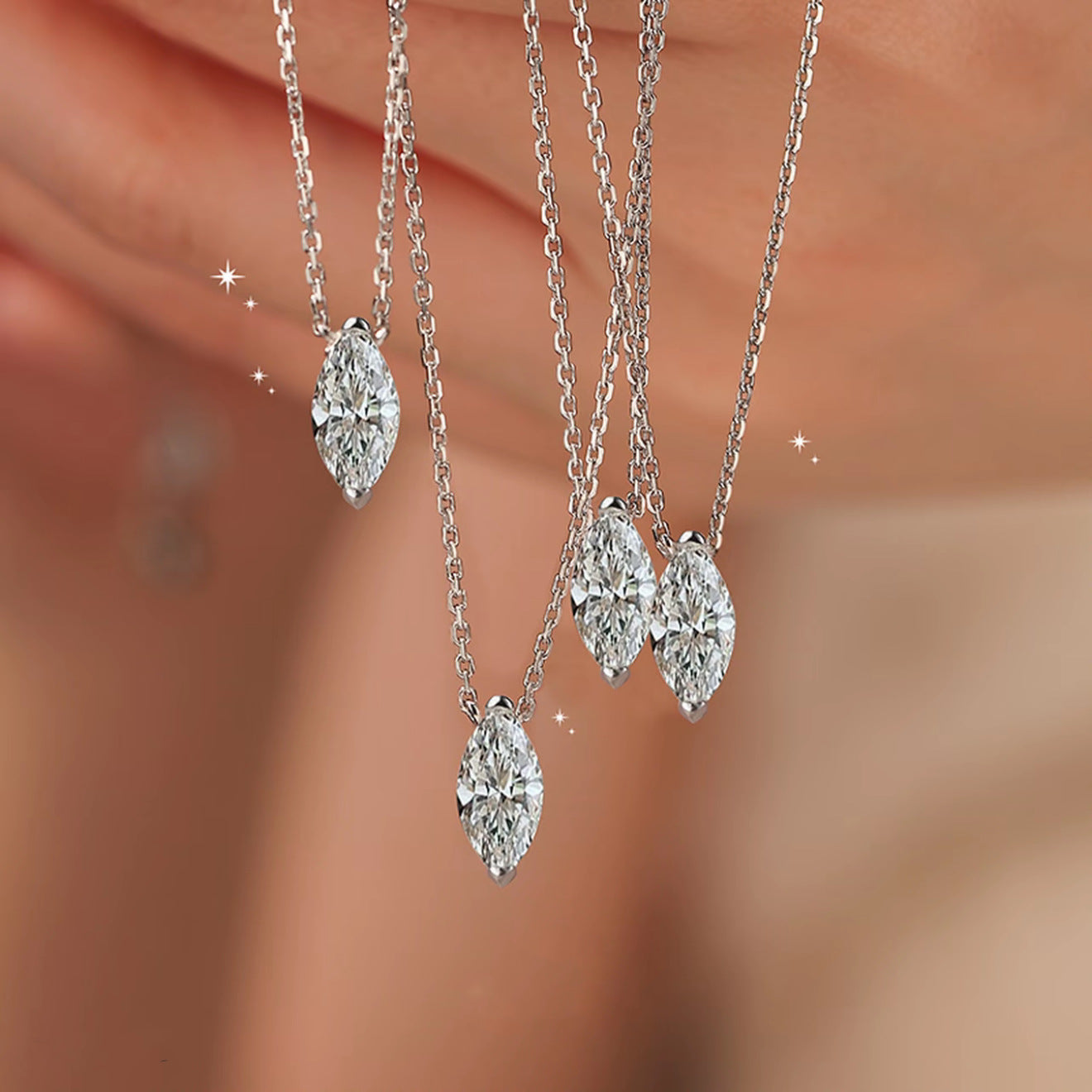 Women's Angel Eyes Light Luxury Versatile For Daily Floating Sparking Zirconium Ring