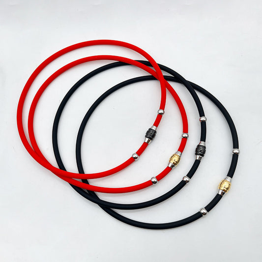 Simple Choker Male Silicone Female Couple Necklaces