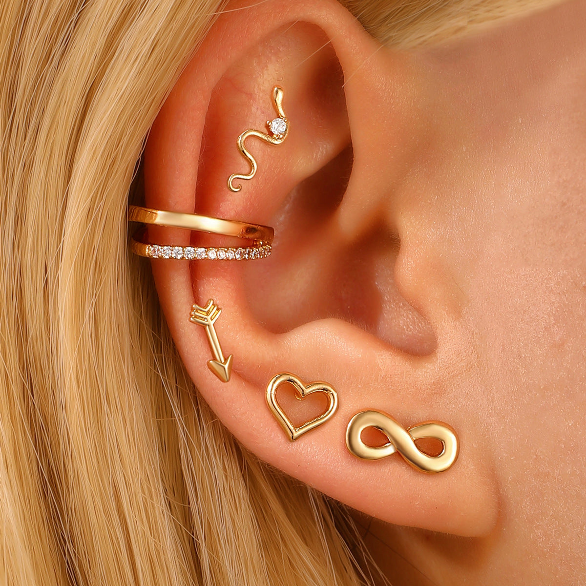 Glamorous Beautiful Ear Bone Clip High Rings