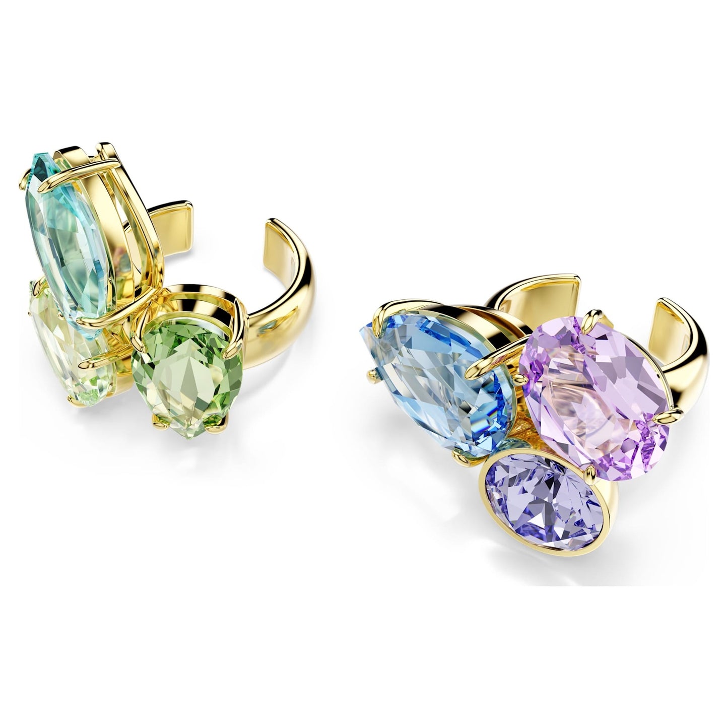 Fashion Austrian Crystal Flower Dopamine Exquisite Jewelry Set