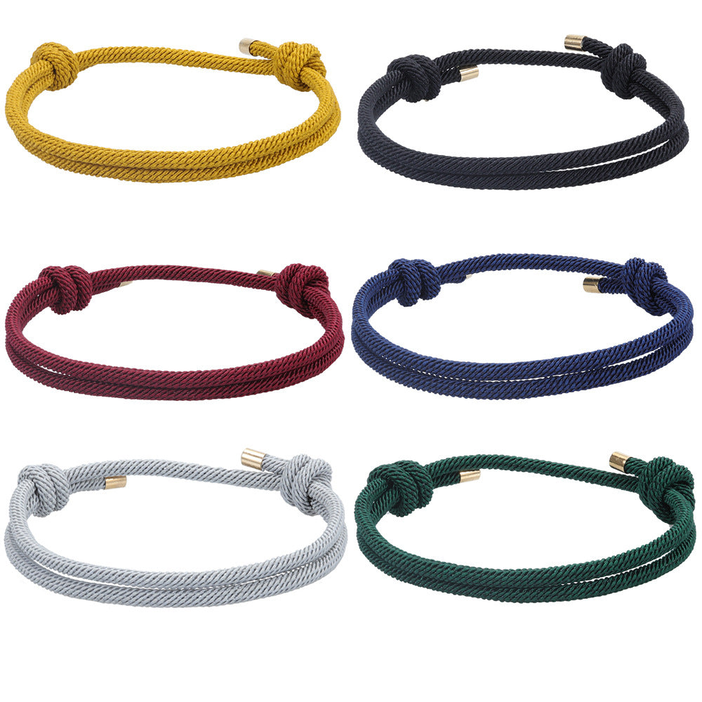 Simple Fresh Adjustable Couple Lucky Carrying Bracelets