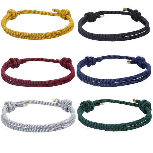 Simple Fresh Adjustable Couple Lucky Carrying Bracelets
