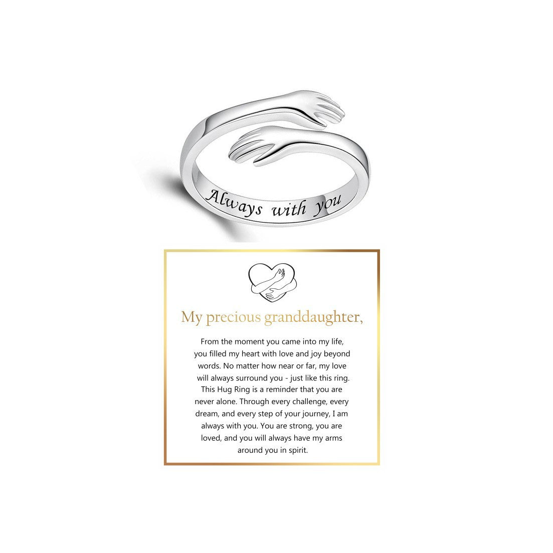 Open Titanium Steel Female Spiral Winding Twisted Retro Ring