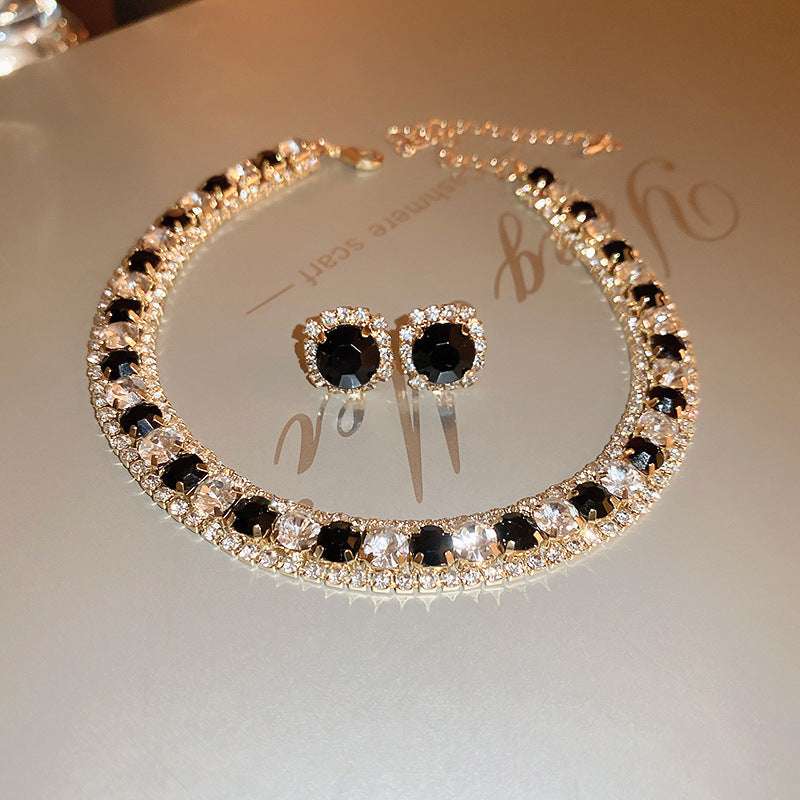 Women's Cold Style Geometric Tassel Light Luxury High-grade Sense Jewelry Set