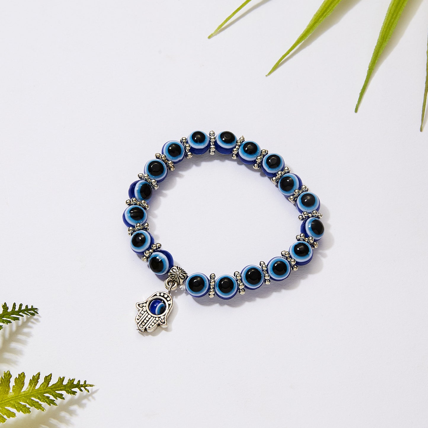 Blue Eyes Hand Of Fatima Turkish Bracelets