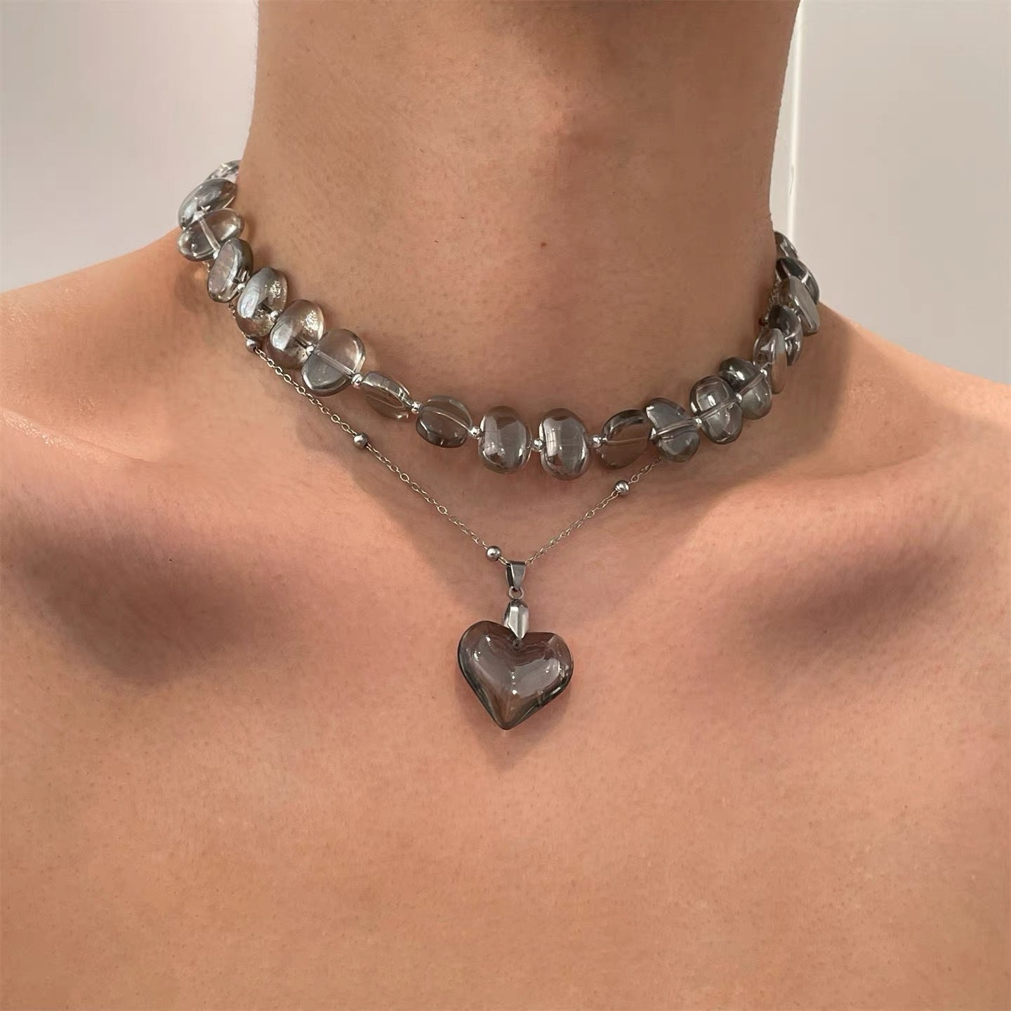 Hot Butterfly Leather Punk Rock Clavicle Collar