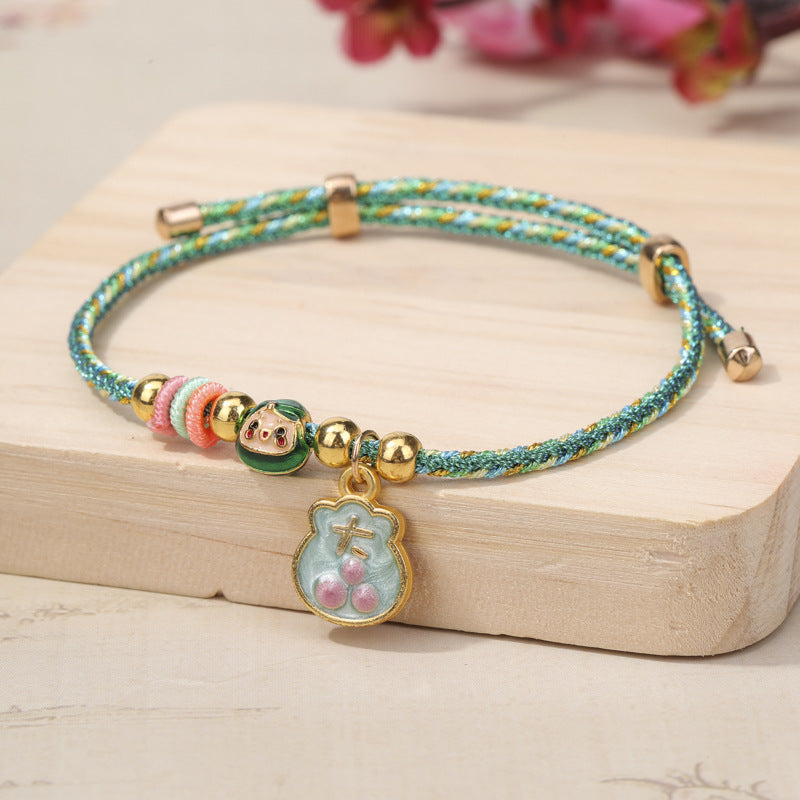 Women's & Men's Magic Color Mini Safe Happy Niche Hand-woven Bracelets