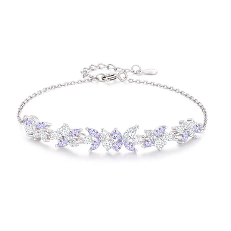Women's Light Luxury High-grade Design Full Diamond Fashion Sterling Necklace