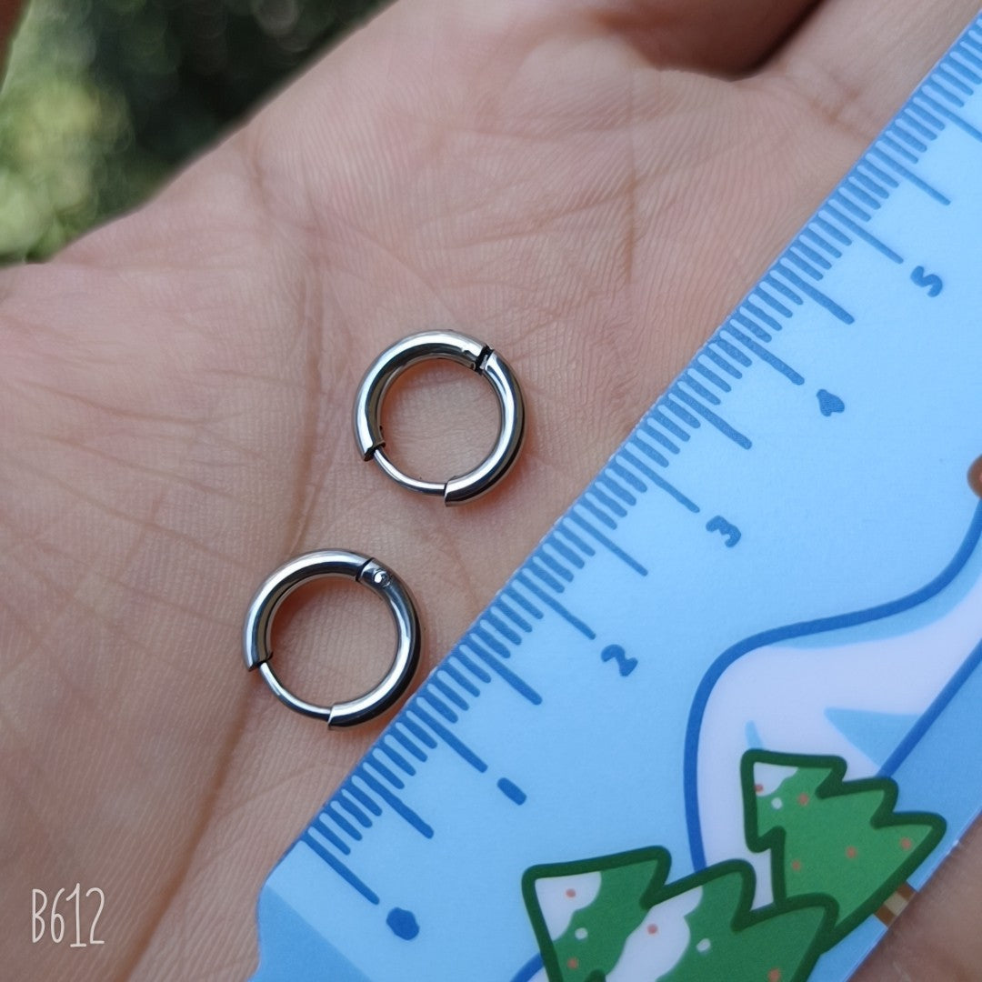 Fashion Titanium Steel Small Round Spherical Rings