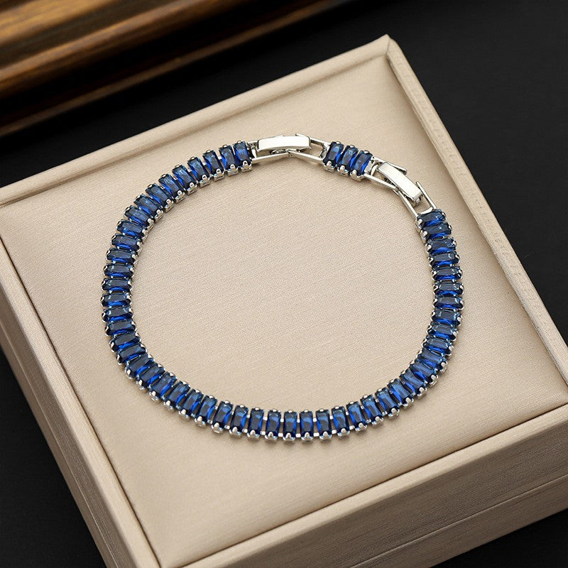 Women's & Men's Colorful Zircon Trendy Fashion Tennis Bracelets