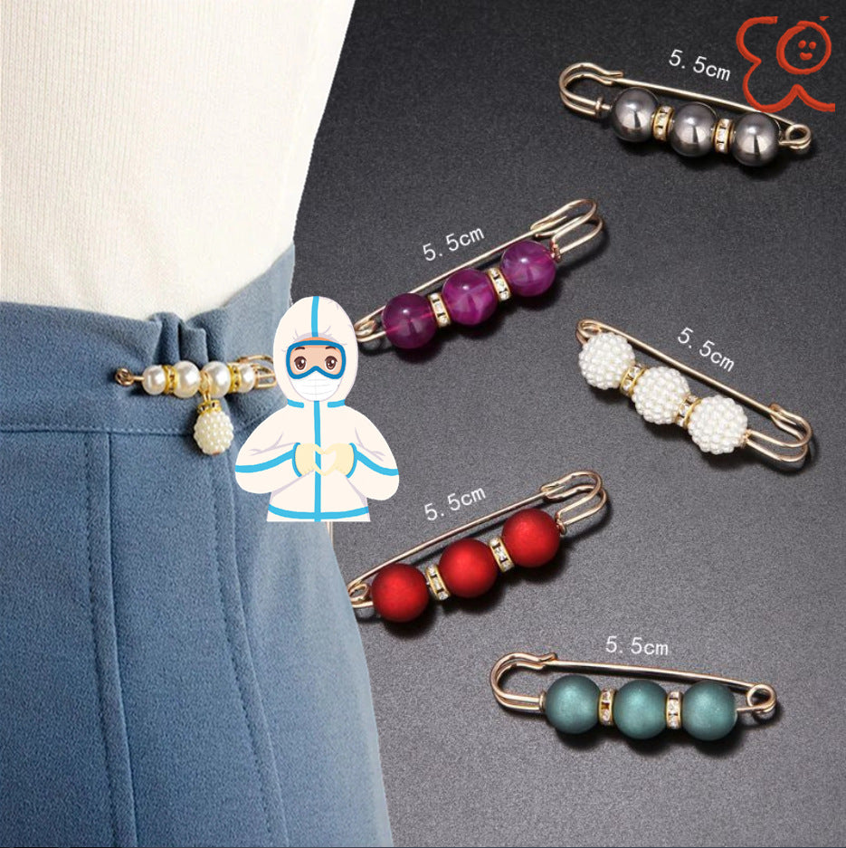 Fixed Clothes Clip Slimming Artifact Brooch Brooches