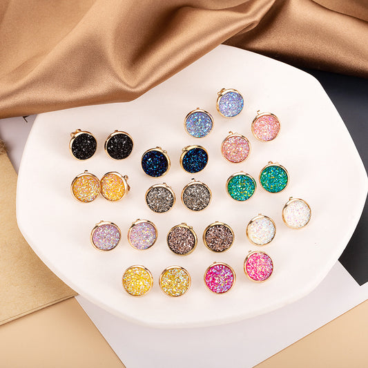 Ear Clip Personality Fashion Multiple Color Earrings