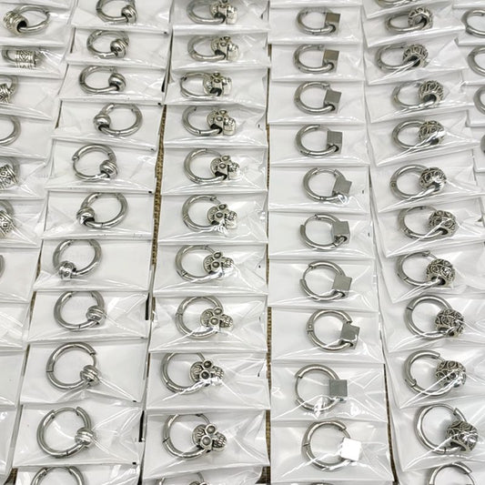 Men's Korean Style Creative Titanium Steel Single Earrings