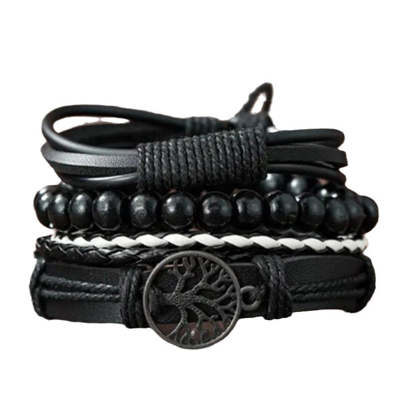 Men's Vintage Weave Handmade Beaded Fashion Suit Bracelets