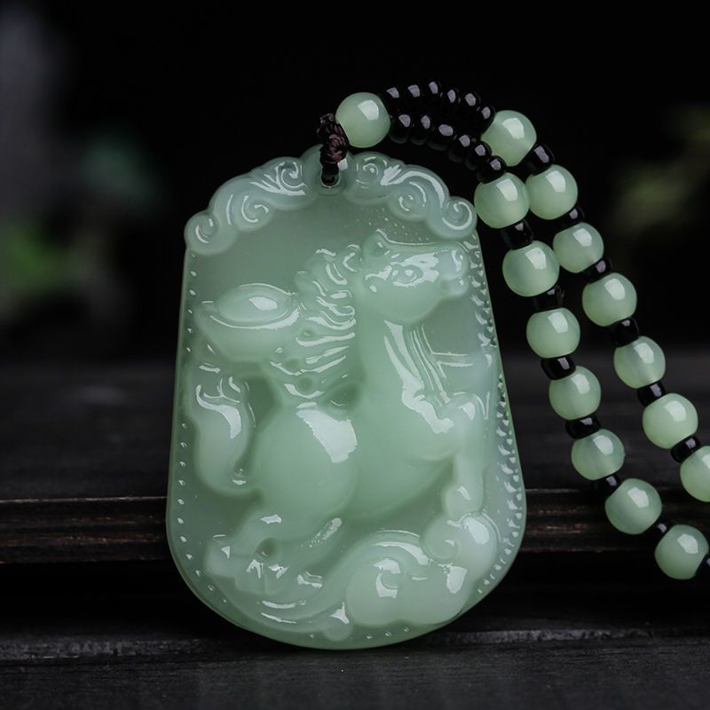 Jade Bamboo Graceful Fashionable Personalized Clothing Necklaces