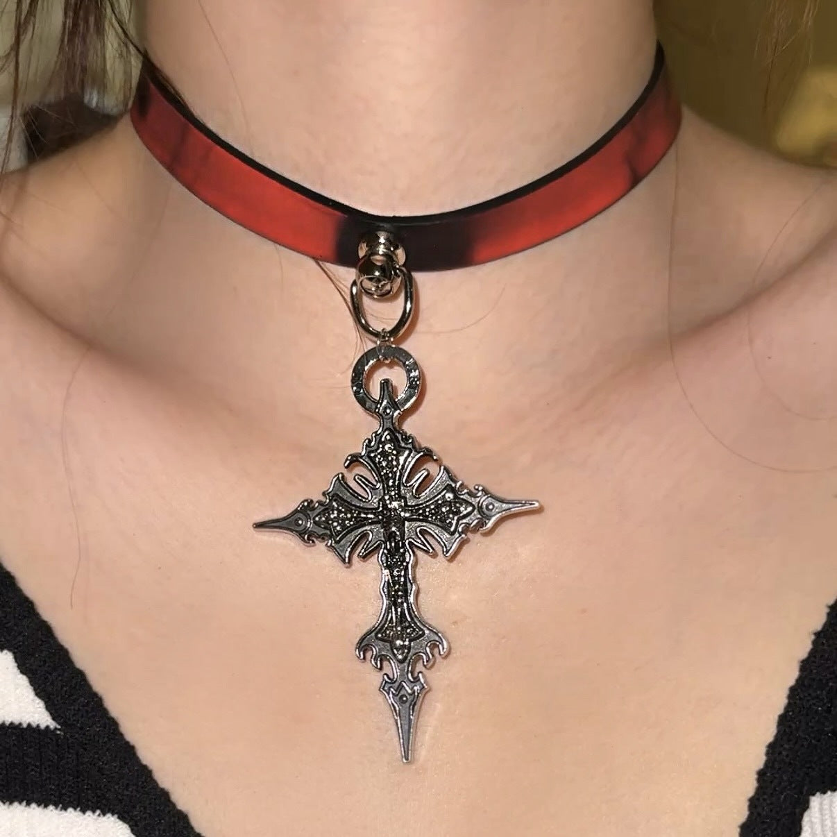 Paw Hot Soft Leather Trendy Cool High-grade Collar