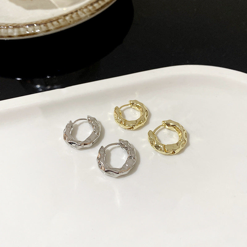 Design Metal Small Ear Cold Style High-grade Earrings