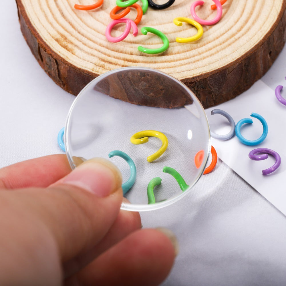 Single Circle Paint Color Broken Small Hoop Jewelry Accessories