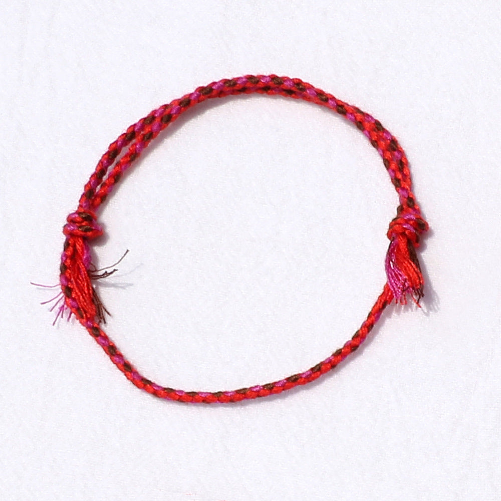 Hand-woven Tibetan Hand Rub Thread Carrying Bracelets