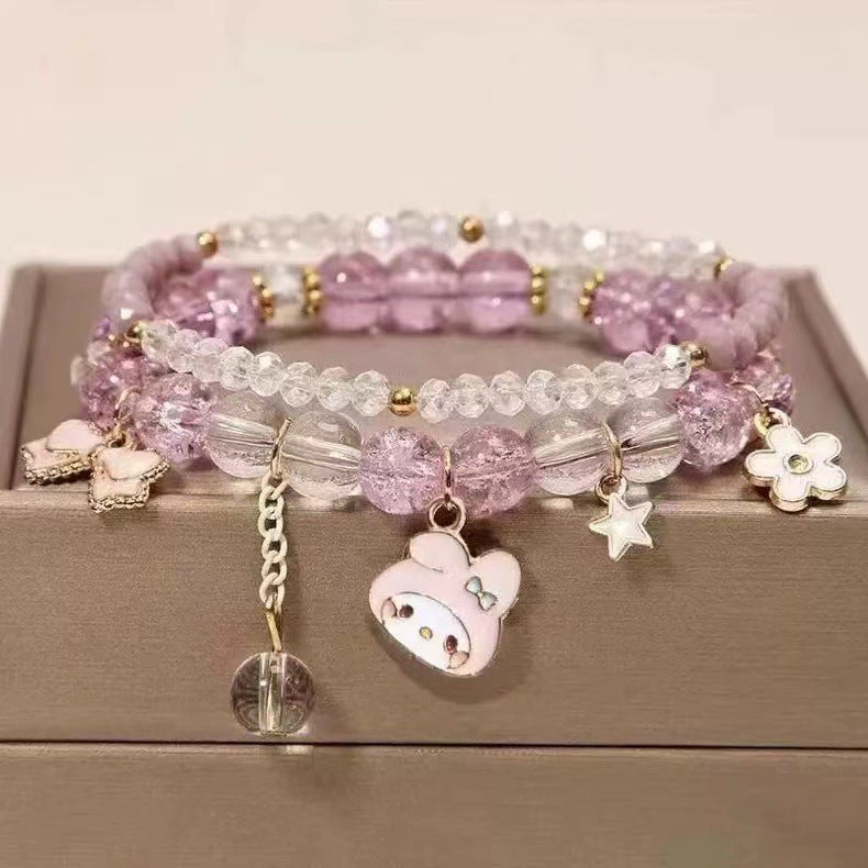 Little String Beads Crystal Female Cute Girlfriends Fashion Bracelet