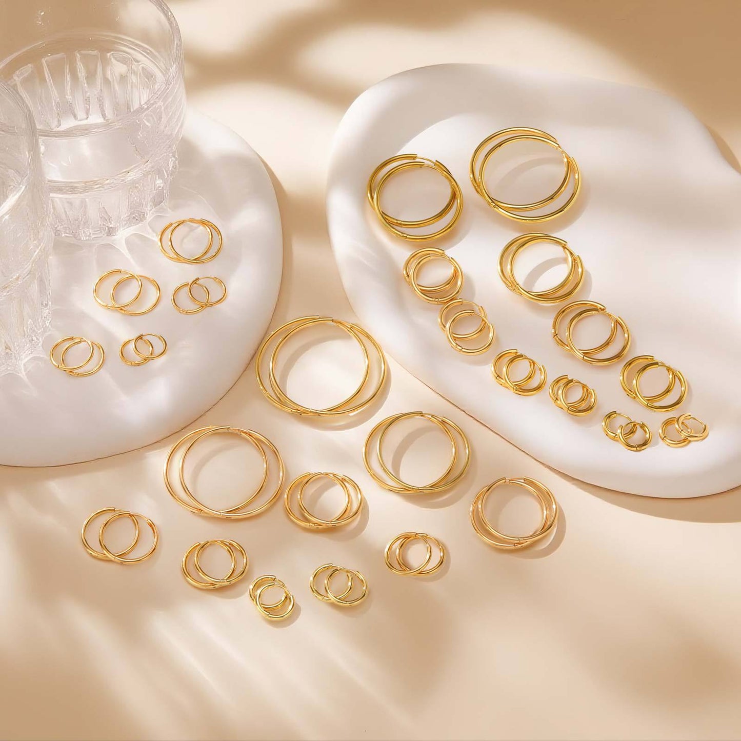 Women's Stainless Steel Simple Fashion Titanium Gold Rings