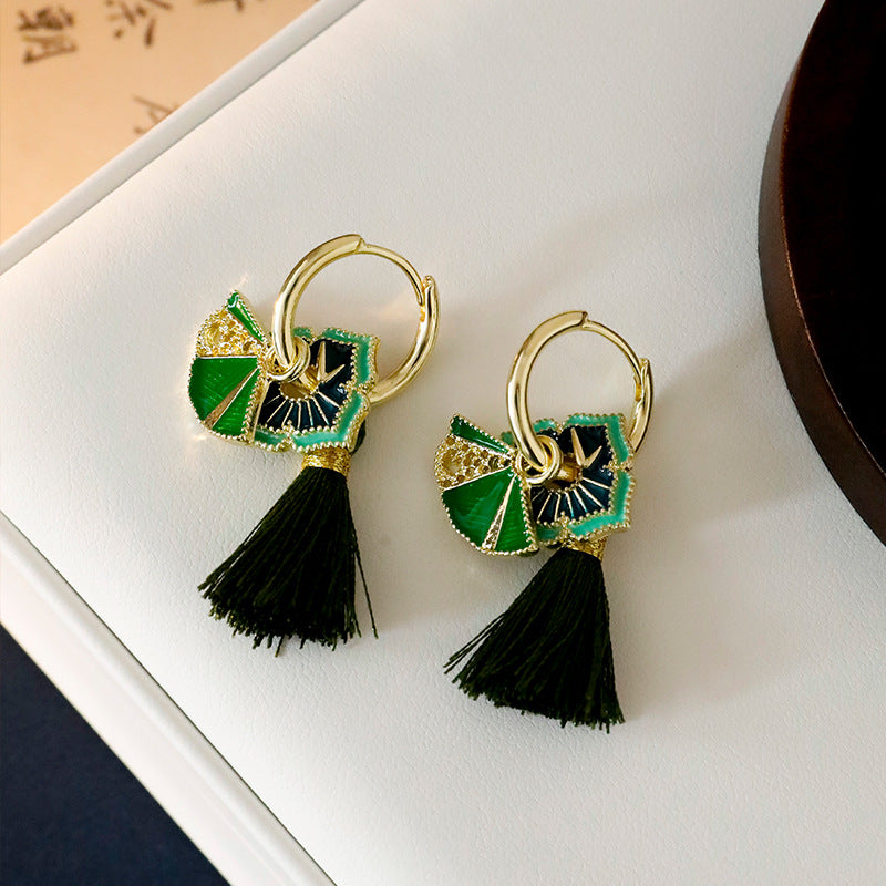 Green Ear Super Hot Premium Niche Earrings