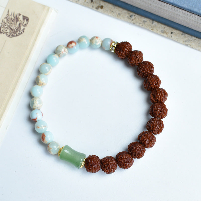 Bodhi Hand Toy Beads Man Pair Circle Crafts Bracelet