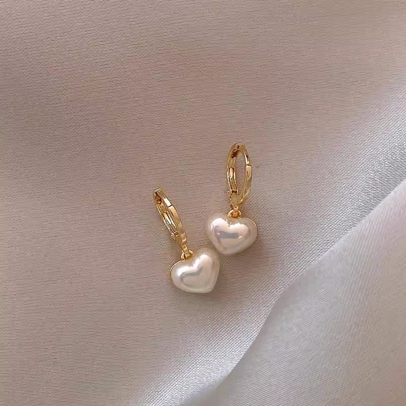 Quality Sier Korean Style Simple Light Stud Earrings