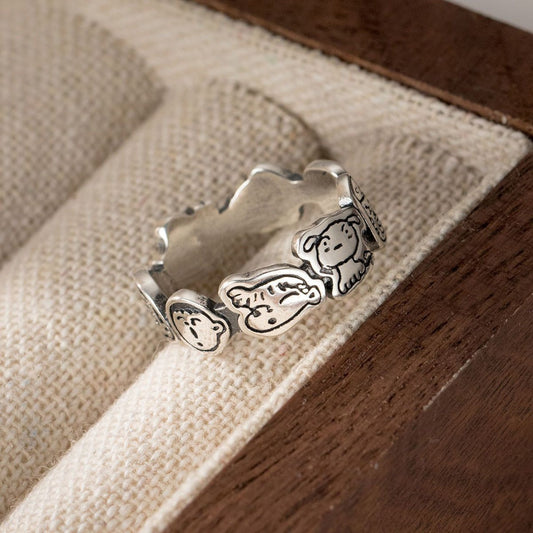 Sweet Design Simple Adjustable Girlfriends Cute Rings