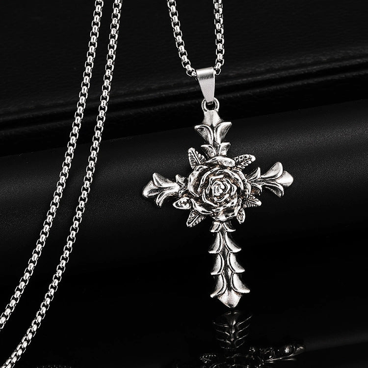 Women's & Men's Simplicity Long Gothic Vintage Stainless Steel Pendants