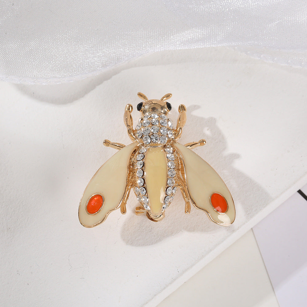 Women's Bee Pearl Brooch Insect High-grade Niche Brooches