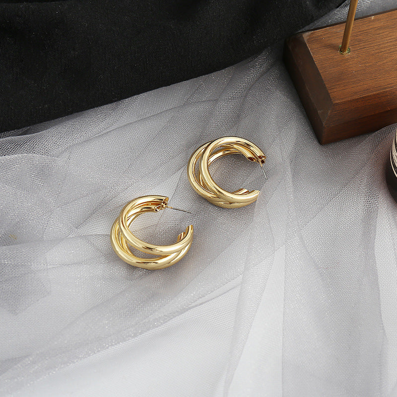 Women's Bone Niche Clips Light Luxury Elegant Stud Earrings