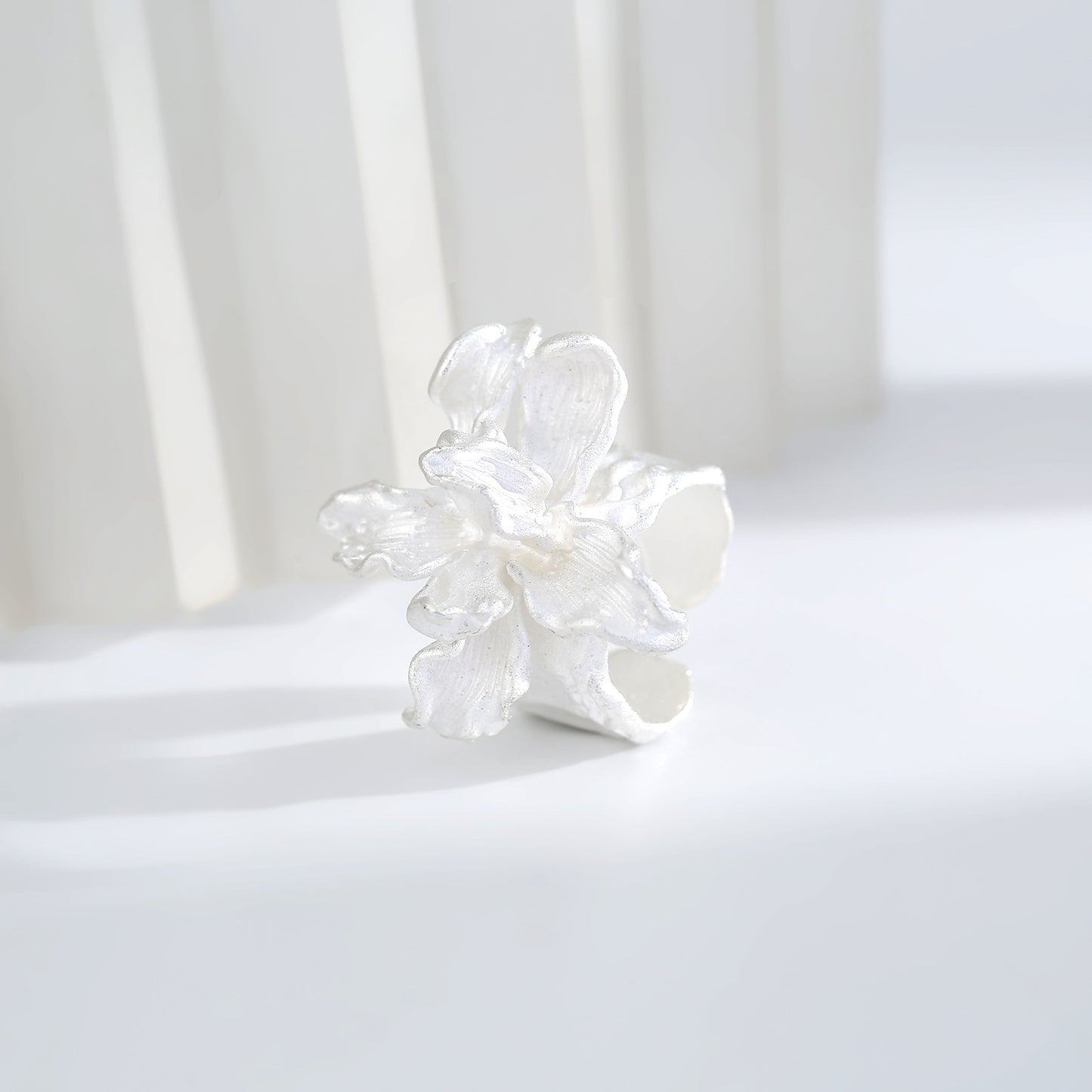 Flower Opening Design Adjustable Retro High Sense Rings