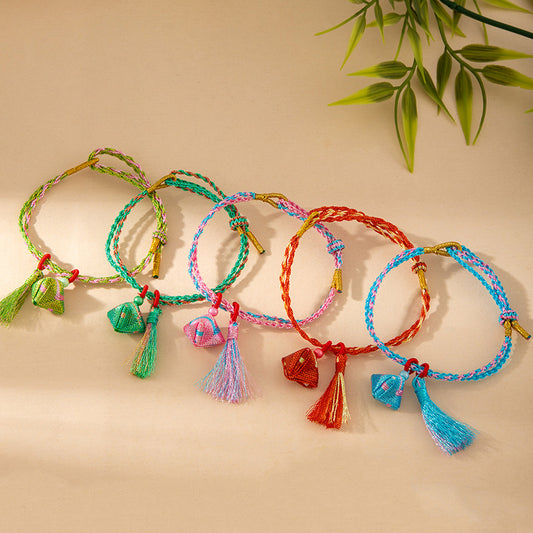 Dragon Boat Festival Colorful Rope Carrying Strap Hand-woven Small Ethnic Bracelet